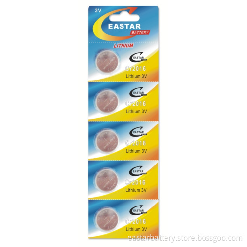 Lithium Manganese Button Cell Cr2016